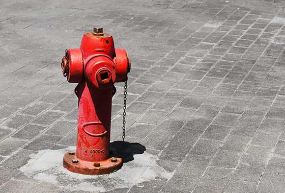 fire hydrant installation